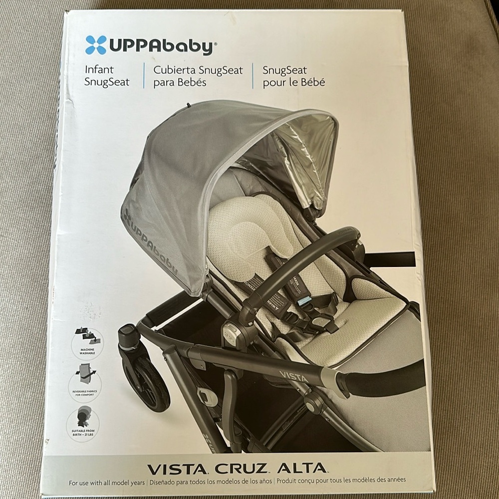 UPPAbaby infant snug seat for Vista Cruz (for use with all model years).